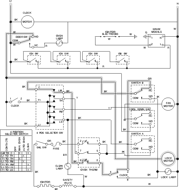 Tracing a Wiring Diagram 
