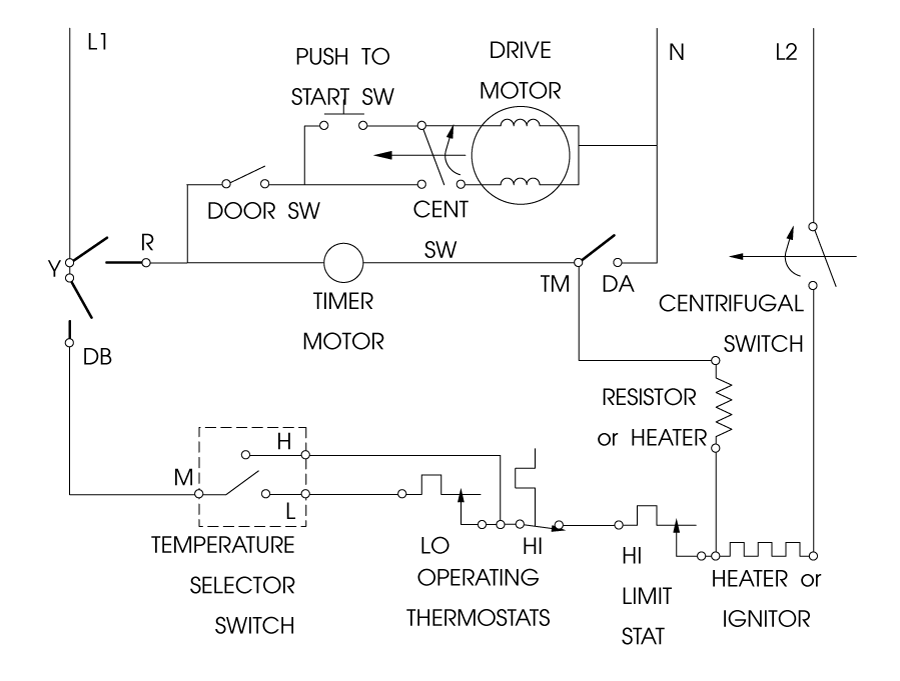 Dryer Motor Wiring Diagram - Database