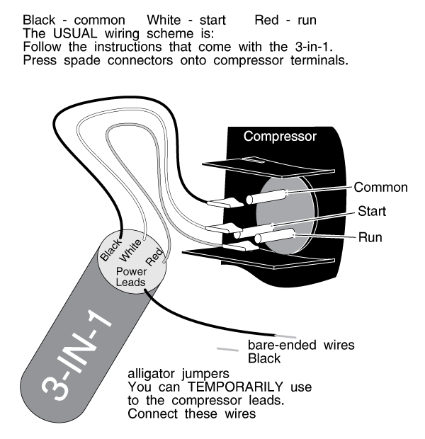 3 In 1 Start Capacitor Wiring Diagram Fridge Compressor Not Working, Refrigerator Not Running