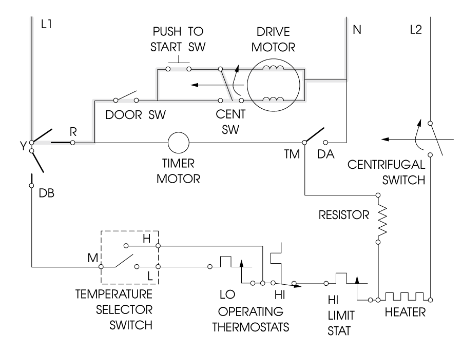 Maytag Dryer Motor Wiring Diagram from www.appliancerepair.net